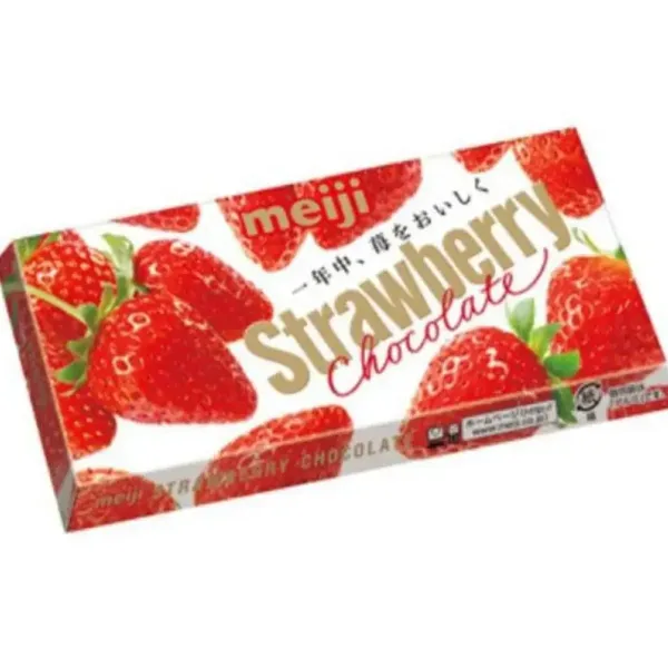 Meiji Strawberry Chocolate Bar - CANDY & SNACKS