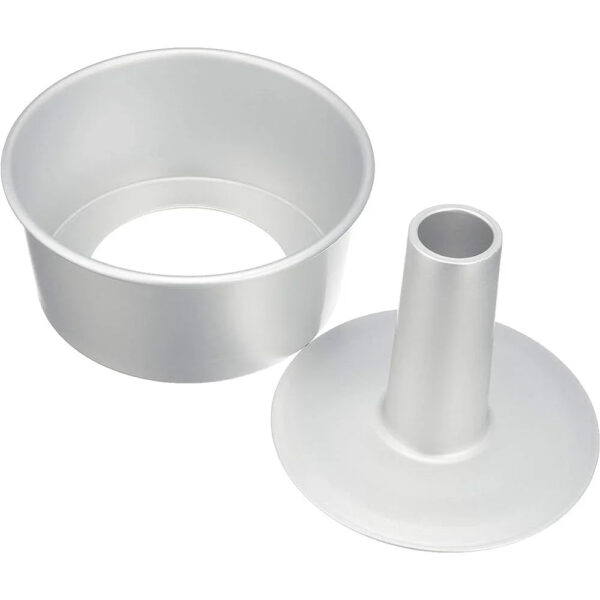 17cm Matsunaga Aluminum Professional Chiffon Cake Mold, detachable base, designed for home bakers