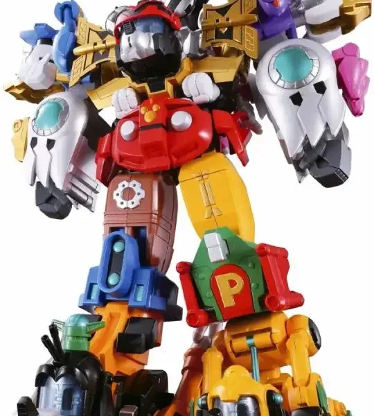 Chogokin Disney King Robo Mickey & Friends Action Figure, 220mm, die-cast design, ideal for collectors