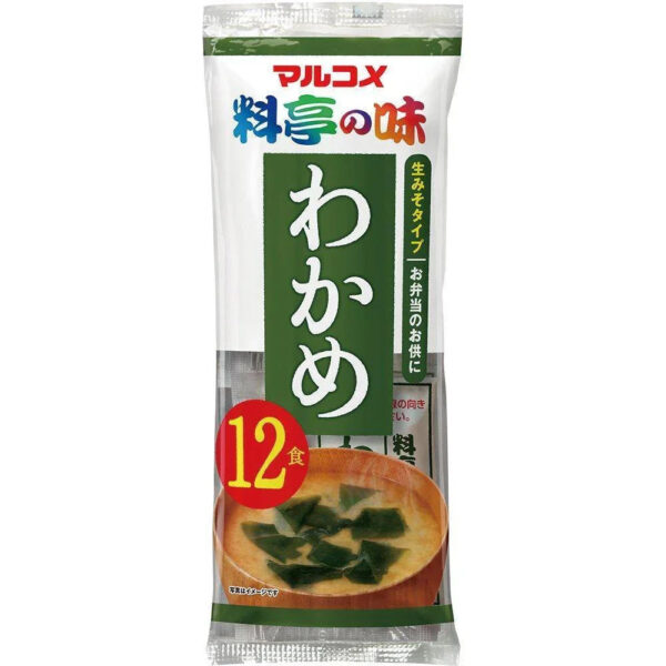 Marukome Instant Miso Soup Wakame 12 Servings - YOYO JAPAN