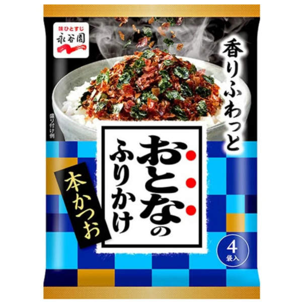 Nagatanien Otona no Furikake Rice Seasoning Katsuo Bonito Flavor 12.5g - YOYO JAPAN