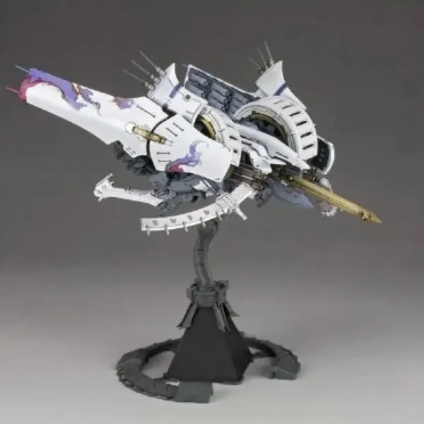 1/144 Kotobukiya Ikaruga Flying Iron Mass Ikaruga [White], homing beam parts, designed for game fans and builders