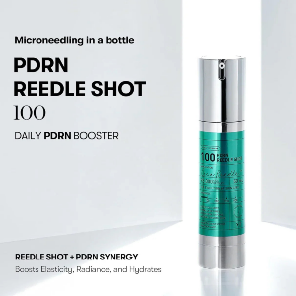 CICA HyALON Needle Serum next to PDRN Reedle Shot 100, hydrating duo for glowing skin