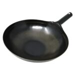 Yamada Hammered Iron Round Bottom Wok (1.6Mm Thickness) 42cm - Unseasoned