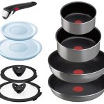 T-Fal L16199 Ingenio Neo Phrase Gray, 9-Piece Frying Pan Set - YOYO JAPAN