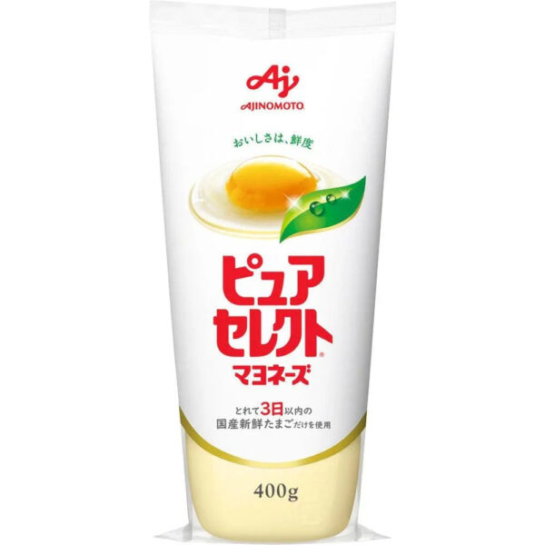 Ajinomoto Pure Select Mayonnaise Japanese Mayo 400g, smooth creamy texture, ideal for Japanese dishes