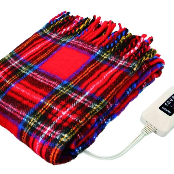 Sugiyama Boshoku Electric Throw Blanket Washable Japan 140X82Cm Red Na - 055H - Rt
