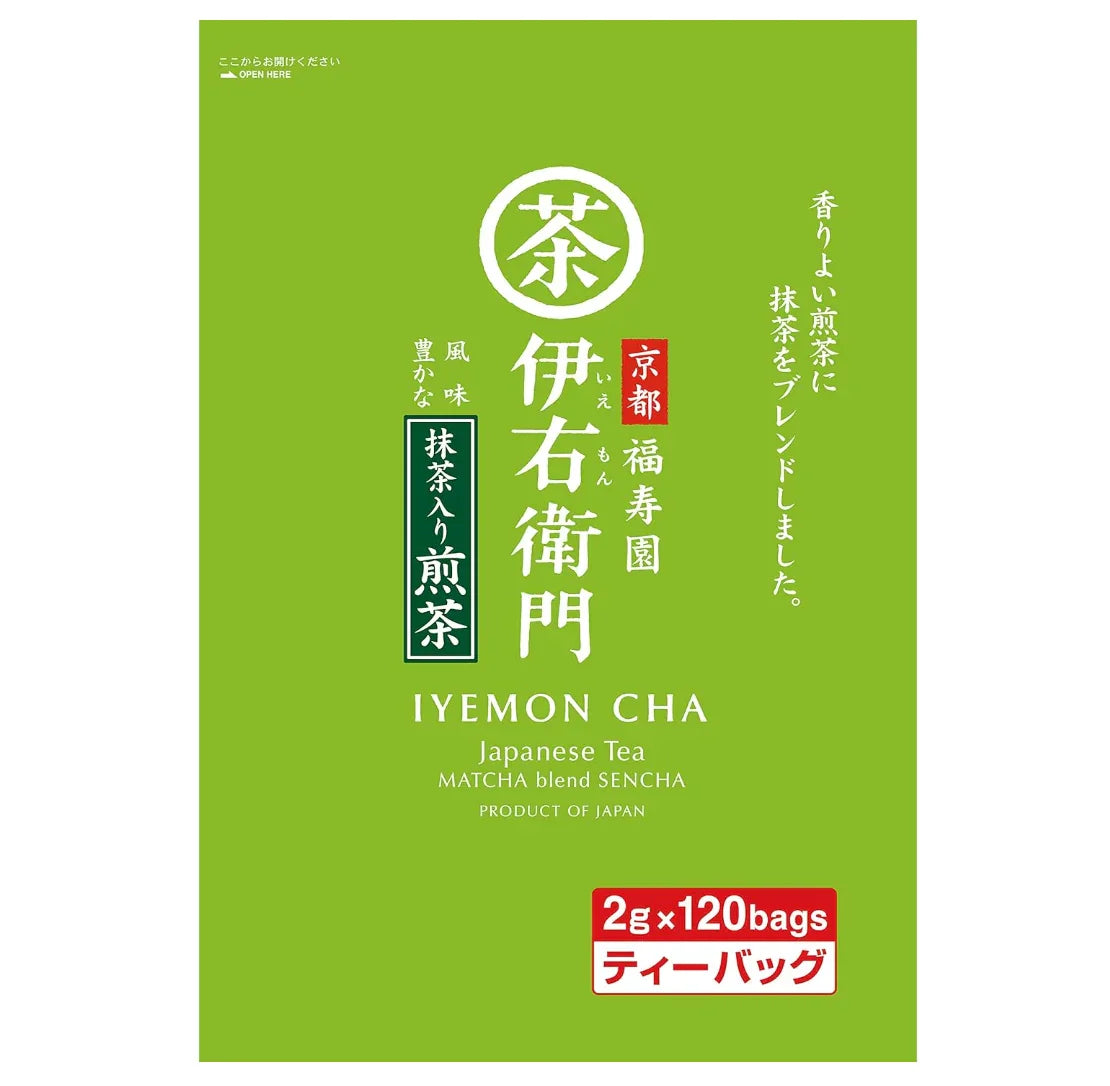 199dcf5e-Screenshot2024-11-02at23.47.17 Iyemon Cha Matcha Blend Sencha Japanese Tea 120 Bags - Japanese Tea With Matcha Taste - YOYO JAPAN