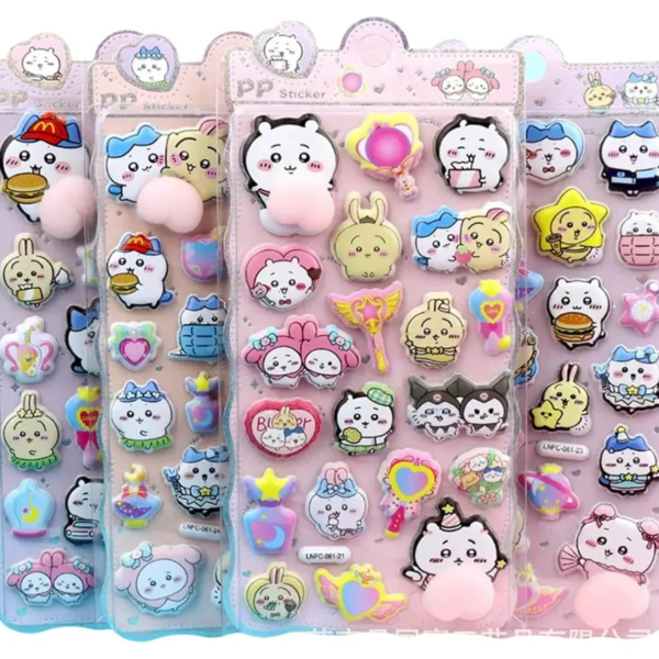 YAYAMIYA 3D Stickers (Set of 4)