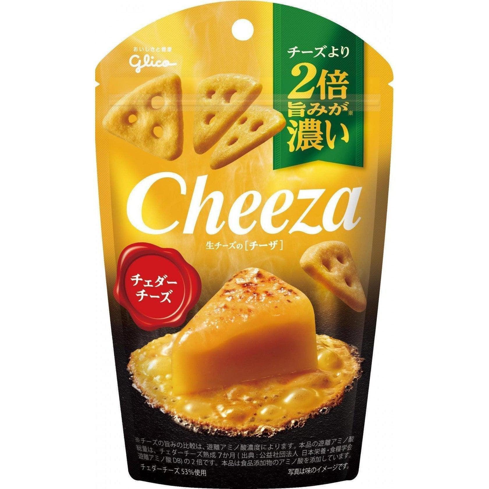 1b0d1bb1-P-1-GLCO-CZACHD-1-Glico_20Cheeza_20Cheddar_20Cheese_20Crackers_2040g Glico Cheeza Cheddar Cheese Crackers 36g - YOYO JAPAN