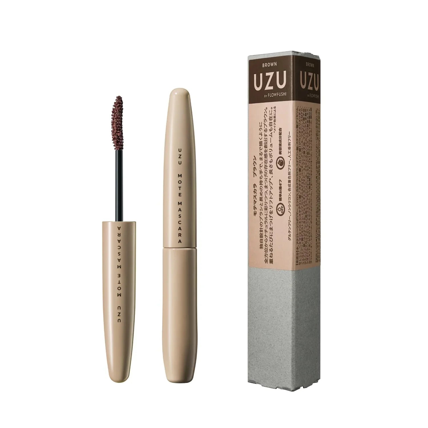 1bedfab1-excel-slim-brow-es01-eyebrow-pencil-spring-mocha-color-edituzu4571194367737none-546464 Uzu Mote Mascara Brown with Eyelash Serum Water Resistant Gluten and Fragrance Free