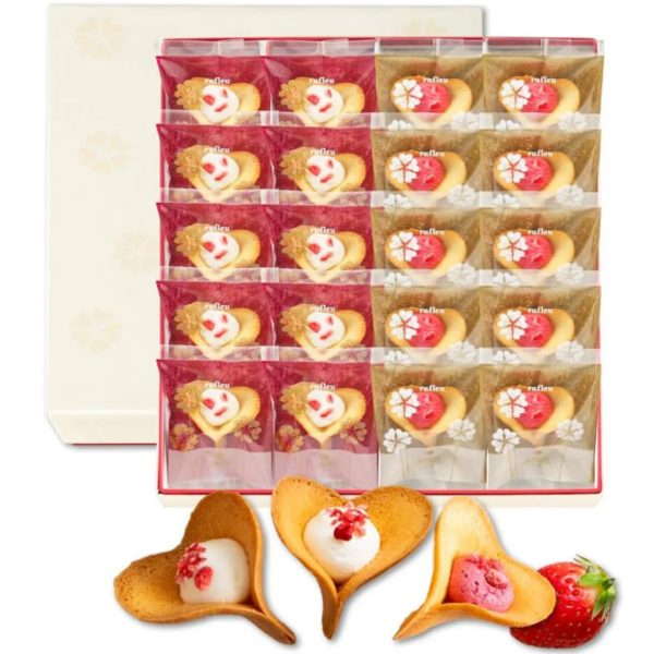Ochugen KINEEL Ruffle, 20 Pieces, Vanilla and Berry flavors, ideal for summer gifting