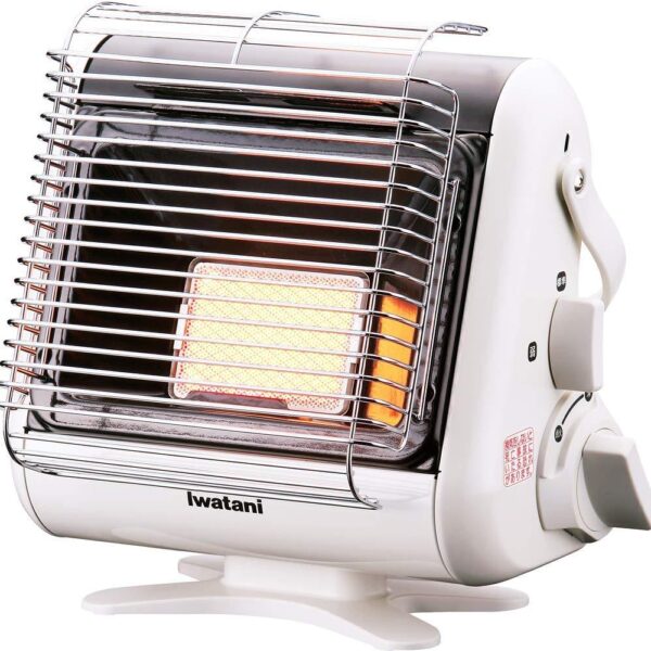 Iwatani Cassette Gas Stove My Warm White Japan CB-STV-MYD, portable design, ideal for indoor and outdoor warmth