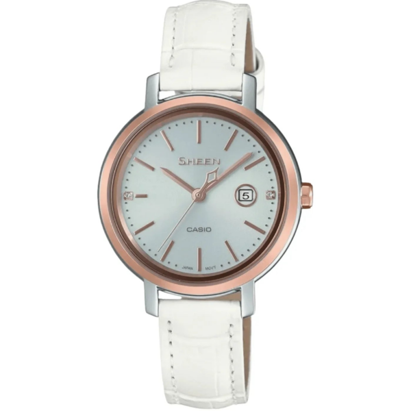 Casio SHS - 4525PGL - 7AJF Solar Women's Wristwatch, White