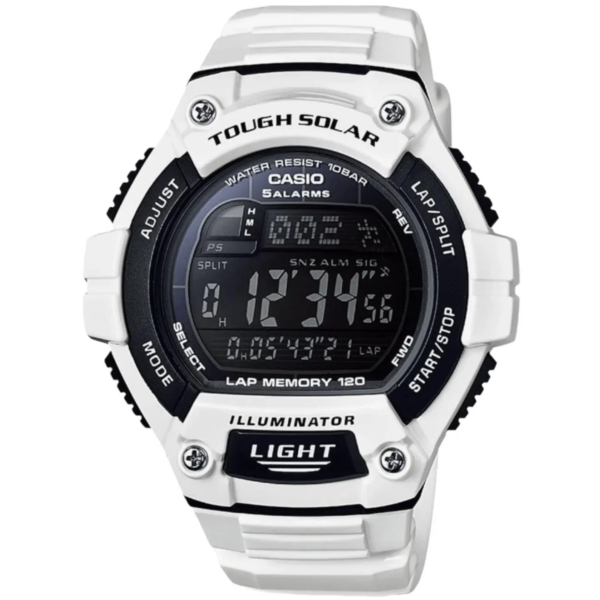 Casio W - S220 Watch, Casio Collection, white
