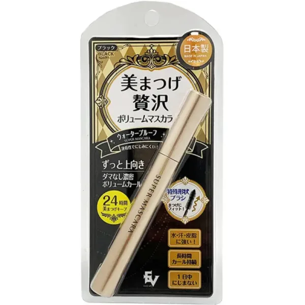 Presskawa Japan Beauty Eyelash Luxury Mascara Volume Curl Black - Waterproof Makeup