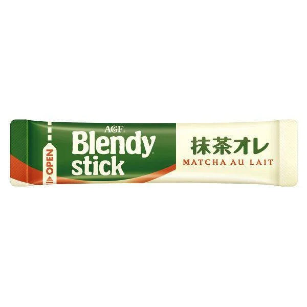 AGF Blendy Stick Matcha Au Lait Green Tea Latte 6 Sticks - YOYO JAPAN