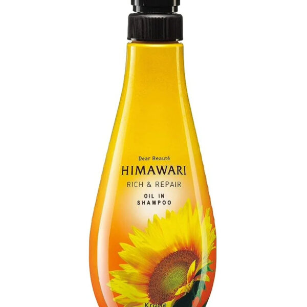 Kracie Dear Beaute Himawari Rich Repair Oil Shampoo 500ml for Vibrant Hair