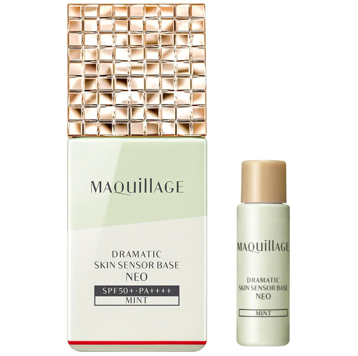 Shiseido Maquillage Dramatic Skin Sensor Base NEO Mint, 25ml, mint tint feature, ideal for neutralizing skin redness.