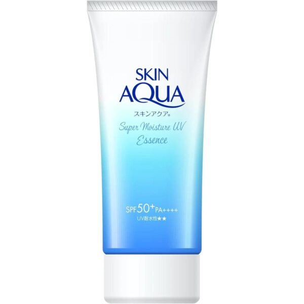 Rohto Skin Aqua Sunscreen Super Moisture UV Essence SPF50+ 80g - YOYO JAPAN