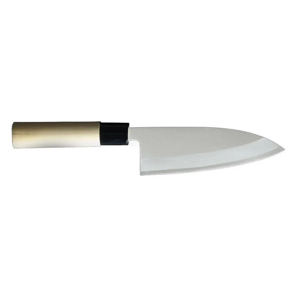 319f6362-takamura-hamono-dp-gold-single-bevel-deba-fish-filleting-knife-150mm-01-yoyojapanstore Takamura Hamono DP Gold Single Bevel Deba Fish Filleting Knife 150mm, stainless steel blade, ideal for fish preparation