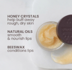 Close-up of Burt's Bees Conditioning Lip Scrub 7.08g featuring soft exfoliating texture