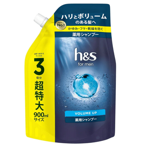 h&s for Men Volumizing Shampoo, Refill Pouch