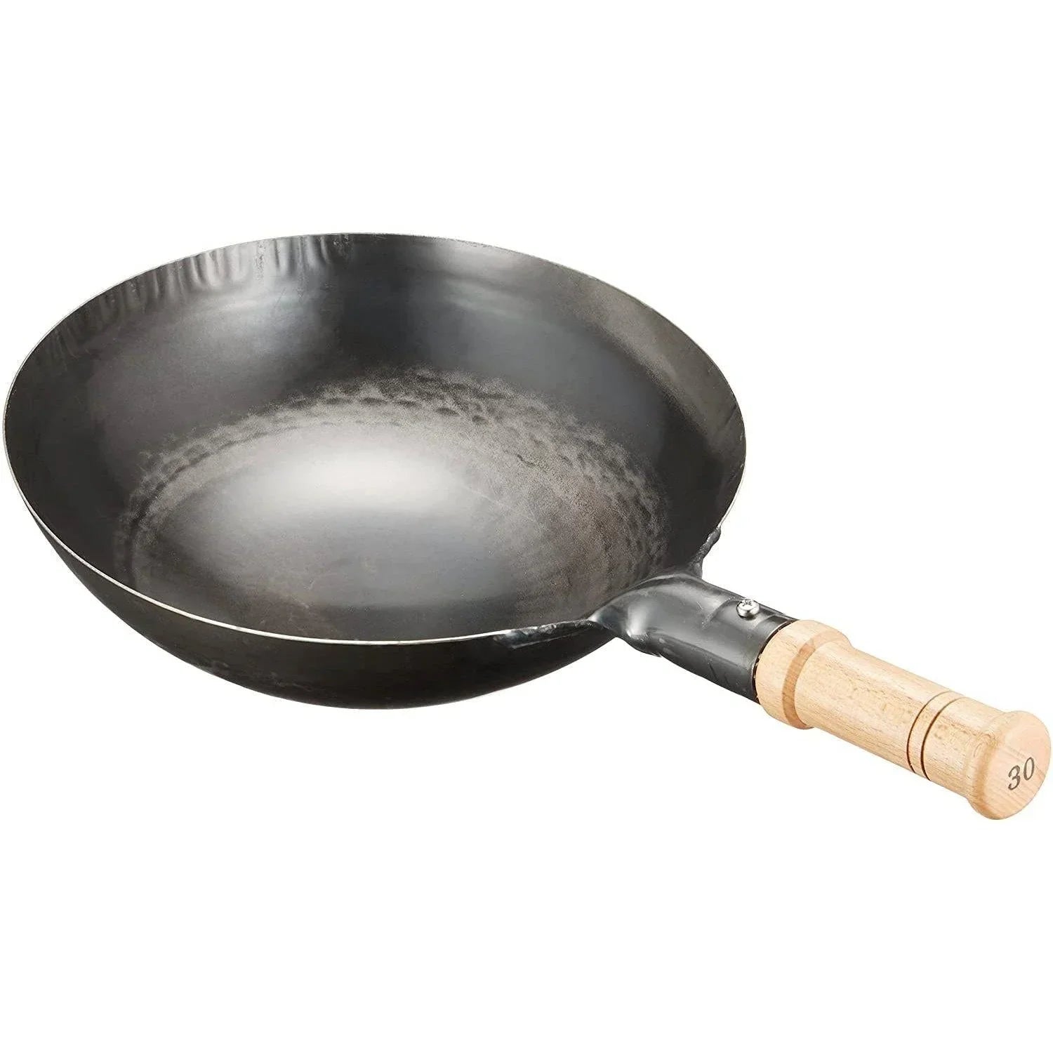 42b40aa1-ttom_20Iron_20Wok_20with_20Wooden_20Handle_20_281_ad15a82b-5697-4203-b0dc-897690600660 Yamada Kogyo Round Bottom Iron Wok with Wooden Handle (1.2mm) - YOYO JAPAN
