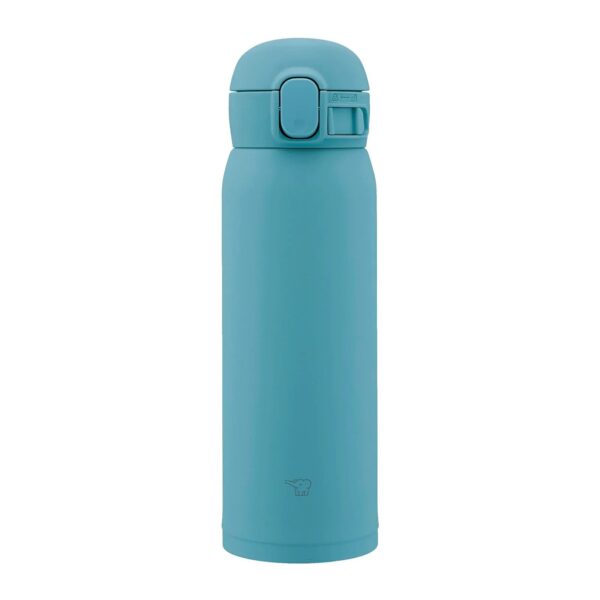 Zojirushi SM - WS48 - GM 480ml Steel Water Bottle, 1 - Touch Aqua Green, 3 Items to Wash
