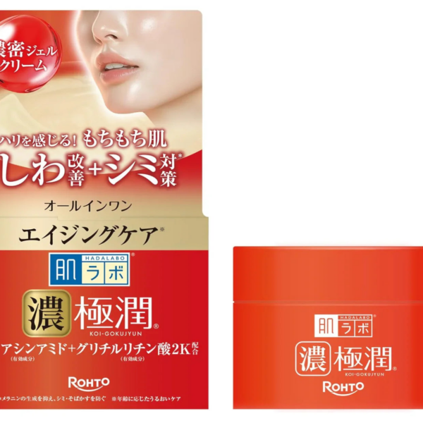 Rohto Hada Labo Gokujun Hari Perfect Gel 100gr - Anti-aging Face Gel - Made In Japan