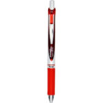 Pentel Energel Ultra Fine 0.3mm Needle Tip Red Silver Ink Gel Pen - YOYO JAPAN