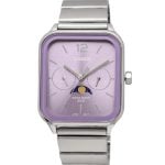 CASIO Standard Moon Phase Analog Men's Watch MTP - M305D - 6AV Metal Band Lilac Overseas Model
