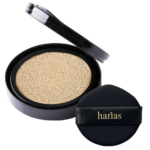 HARIAS Medicated Cushion Foundation, 15g, Beige shade, ideal for daily sun protection and coverage