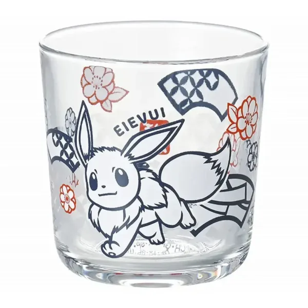 Pokemon Center Paper-Cutting Design Wide Tumbler Eevee