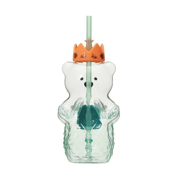 591ml Starbucks Japan Bearista Glass Tumbler 2023, borosilicate glass body, designed for coffee enthusiasts