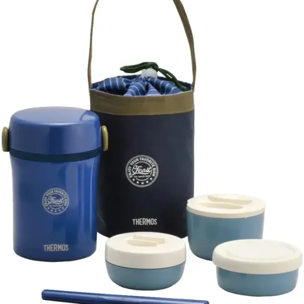 Thermos Stainless Lunch Jar Approximately 0.6 Go Navy Jbc - 801 Nvy