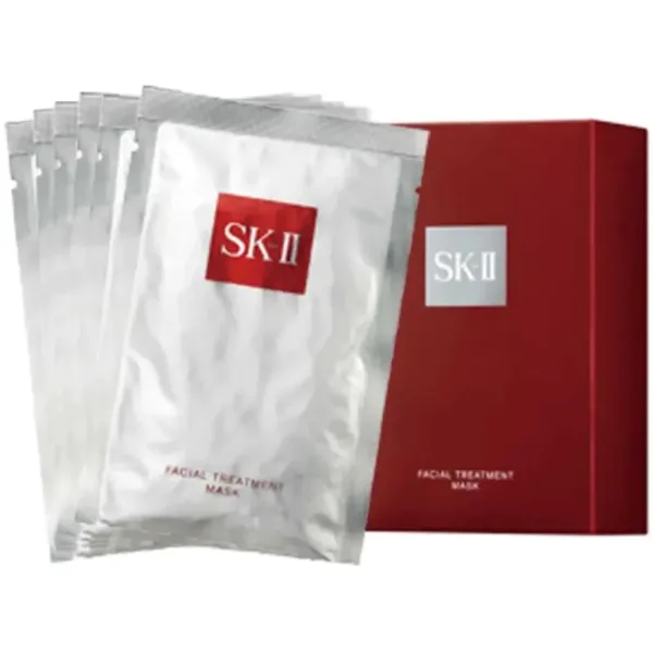 SK-II Facial Treatment Mask 6 Sheets, rich Pitera essence, ideal for deep hydration