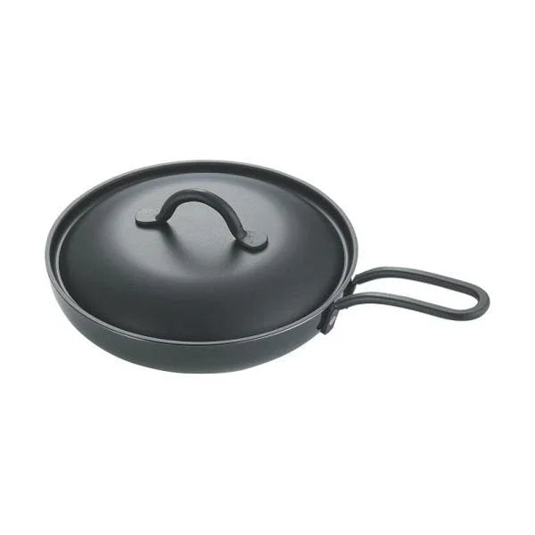 Summit Mini Cast Iron Fry Pan With Lid 16cm, compact Japanese cookware ideal for small meals