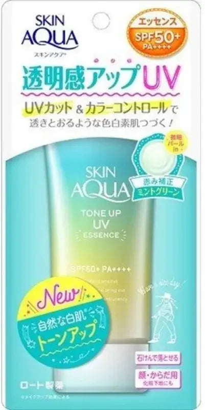 59e06910-skin-aqua-mint-green-sunscreen-spf50-pa-80-g-227 Skin Aqua Mint Green Sunscreen SPF50 + PA + + + + 80 g