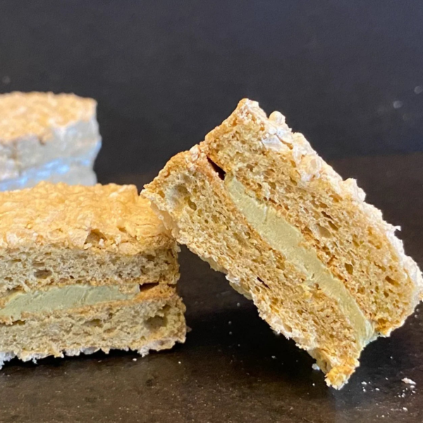 5 pieces Kiyoizumi Roasted Green Tea Dacquoise, sand-roasted flavor, designed for tea lovers