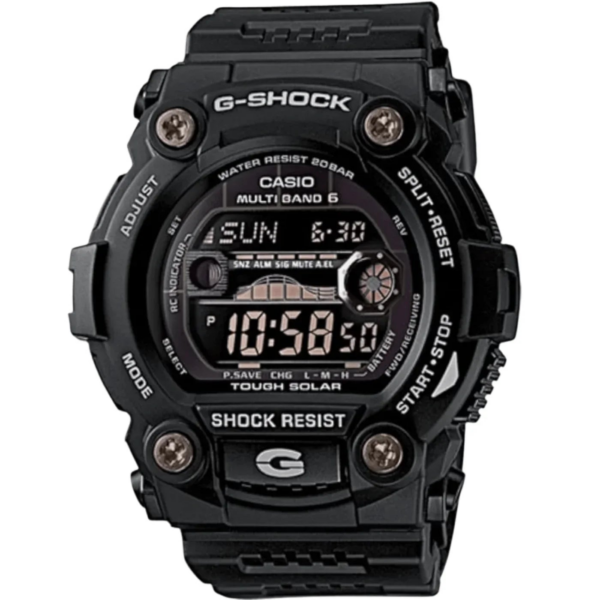 CASIO G - SHOCK Men's Solar Radio Watch GW - 7900B - 1ER Black