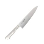 Tojiro Fujitora DP 3-Layer Gyuto Knife, 210mm, sharp VG-10 blade, ideal for precise slicing
