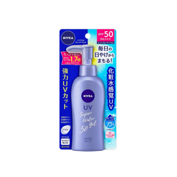 NIVEA Super Sun Protect Sunscreen Water Gel Face & Body Pump SPF50 PA+++