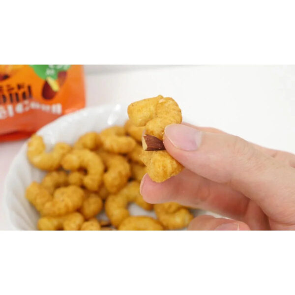 65g Tohato Almond Caramel Corn Puffs Snack, melt in mouth texture, designed for snack lovers