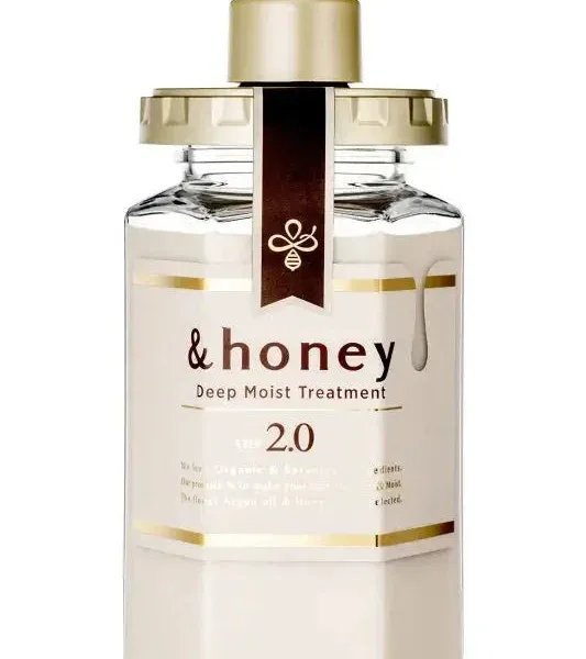 Honey Japan Deep Moist Hair Treatment 2.0 Intensive Moisturizing Organic 445G