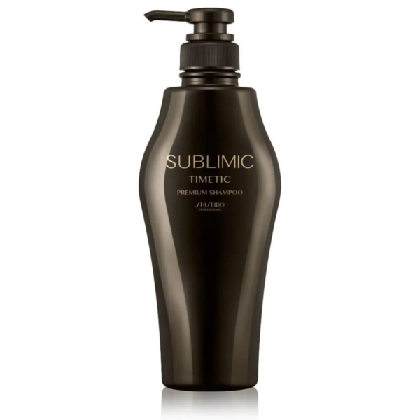 Shiseido Professional Sublimic Timetic Premium Shampoo, 500ml, rich lather, ideal for gentle cleansing