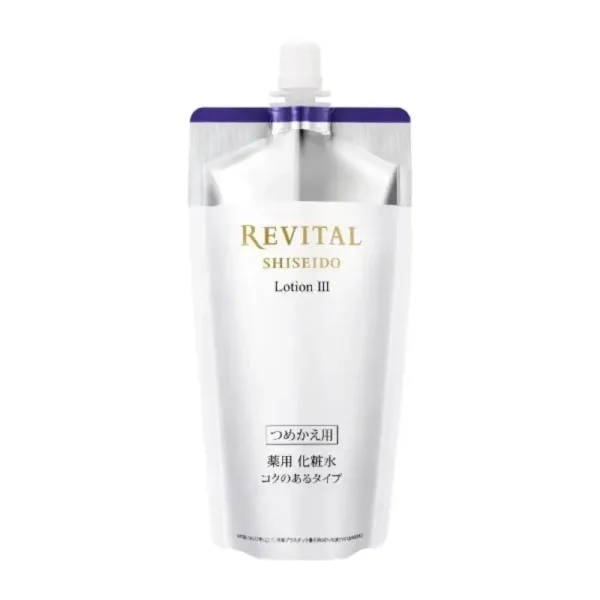 Shiseido Revital Lotion III 150ml refill, highly moisturizing formula, ideal for daily skincare