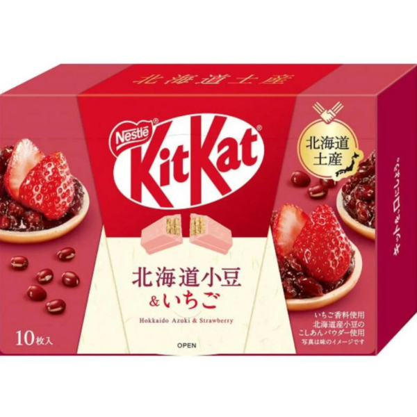 Kit Kat Japan Hokkaido Azuki & Strawberry - YOYO JAPAN