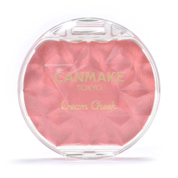 Canmake Cream Cheek Peach Dazzle P01 Pearl Type Makeup Blush