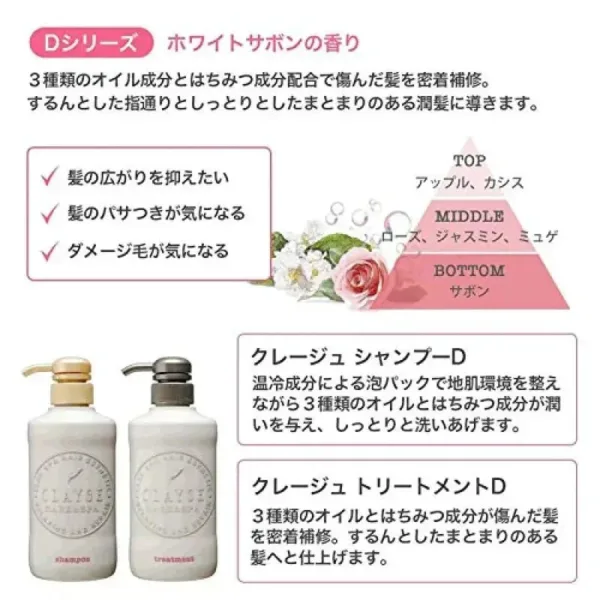 Clayge Japan Hot & Cold Head Spa Moisturizing Shampoo 500Ml